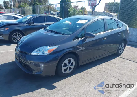 2012 Toyota Prius Two из США, поврежденный, VIN JTDKN3DU5C1480334